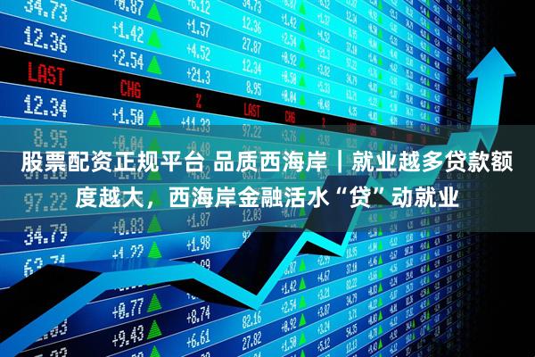 股票配资正规平台 品质西海岸｜就业越多贷款额度越大，西海岸金融活水“贷”动就业
