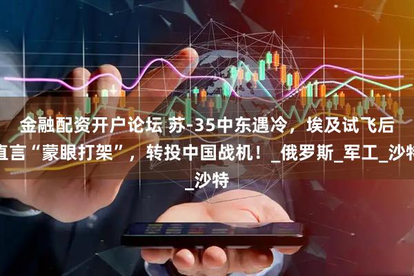 金融配资开户论坛 苏-35中东遇冷，埃及试飞后直言“蒙眼打架”，转投中国战机！_俄罗斯_军工_沙特
